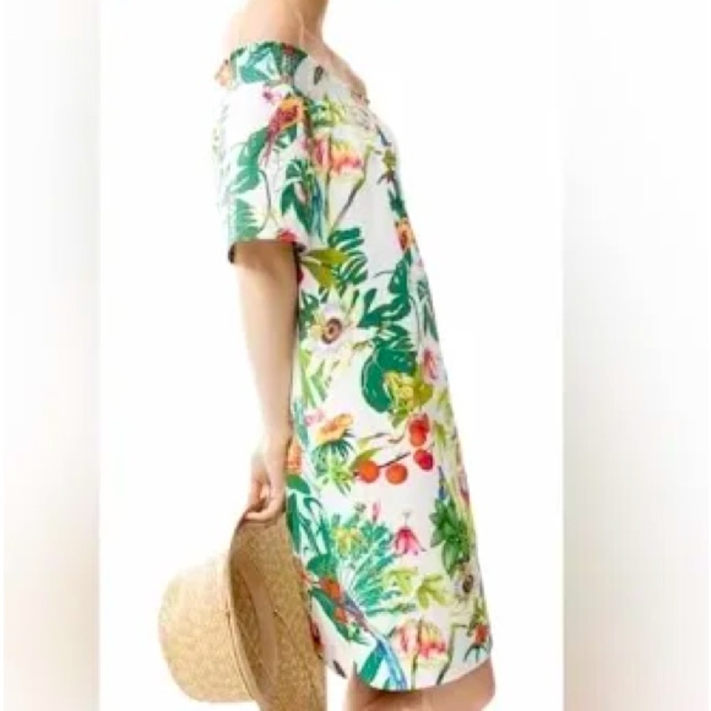J. Crew Tropical Print Mini Dress